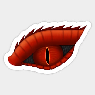 Dragon's Eye Red/Red Sticker